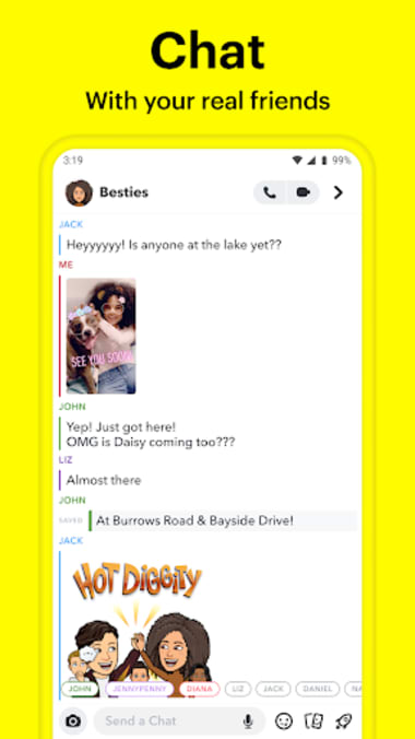 snapchat lite download for android